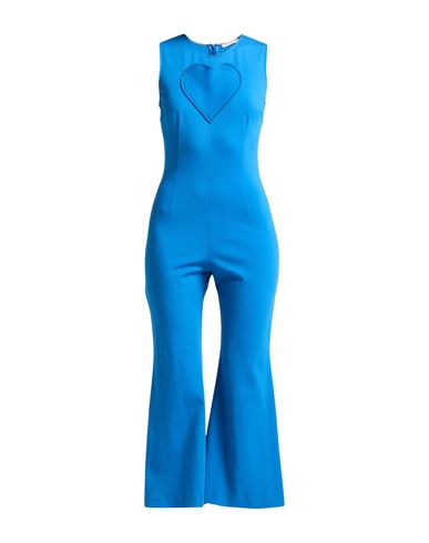Vivetta Woman Jumpsuit Azure Size 2 Viscose, Polyamide, Elastane