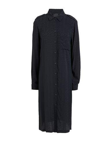 Pinko Woman Midi Dress Black Size 4 Acetate, Silk