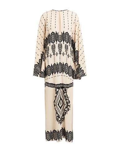 Johanna Ortiz Woman Maxi Dress Cream Size 8 Silk