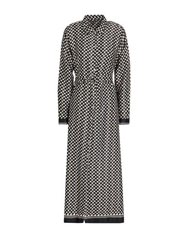 Only Woman Maxi Dress Black Size M Recycled Polyester, Polyester In Multi