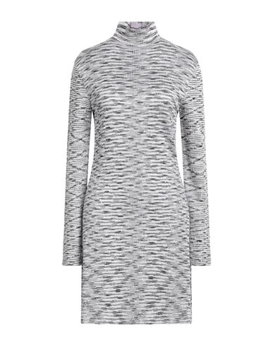 Missoni Woman Mini Dress Lilac Size 8 Viscose, Wool, Polyamide, Elastane, Polyester