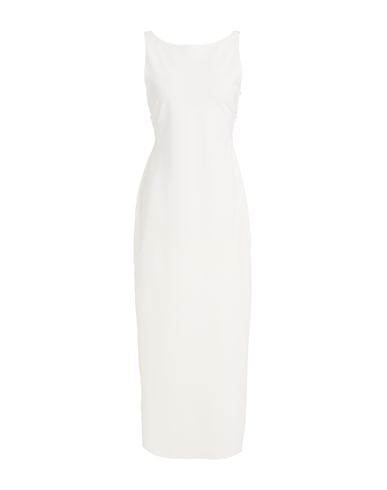 Emporio Armani Woman Maxi Dress White Size 12 Polyamide, Elastane In White