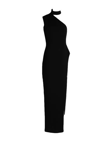 Monot Mônot Woman Maxi Dress Black Size 6 Polyester