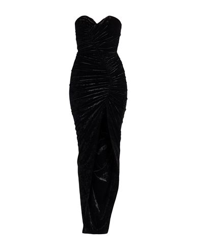 Alexandre Vauthier Woman Maxi Dress Black Size 8 Polyester, Elastane