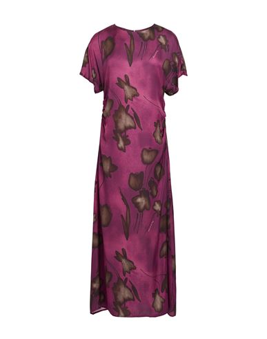 Manila Grace Woman Maxi Dress Plum Size 10 Viscose