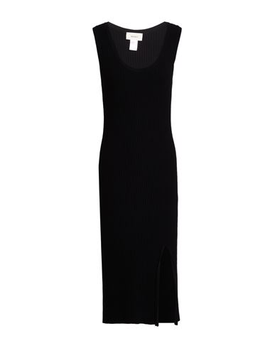 Vicolo Woman Midi Dress Black Size Onesize Viscose, Polyester