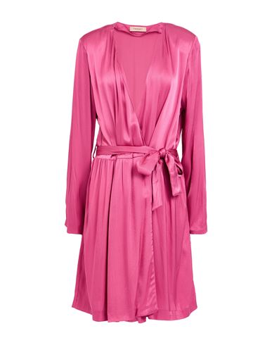 Twinset Woman Midi Dress Fuchsia Size 12 Viscose