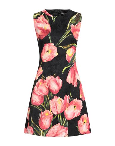 Dolce & Gabbana Woman Mini Dress Black Size 8 Cotton, Viscose