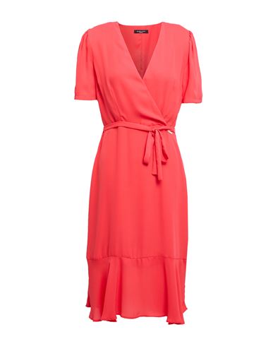 Marciano By Guess Woman Midi Dress Coral Size 8 Polyester