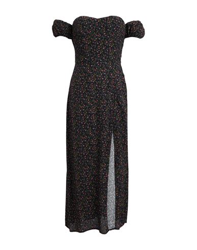 Mar De Margaritas Woman Mini Dress Black Size Xs Viscose In Black