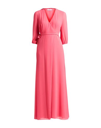 Patrizia Pepe Woman Maxi Dress Coral Size 6 Polyester