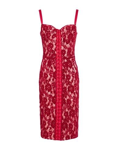 Elisabetta Franchi Woman Midi Dress Garnet Size 4 Polyamide