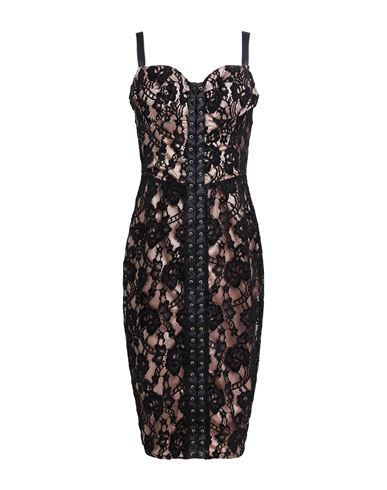 Elisabetta Franchi Woman Midi Dress Black Size 8 Polyamide