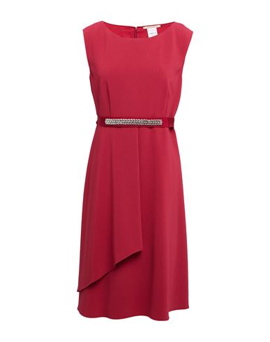 Pennyblack Woman Midi Dress Brick Size 10 Triacetate, Polyacrylic