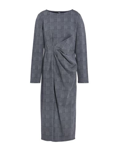 Weekend Max Mara Woman Midi Dress Navy Size L Cotton, Viscose, Polyamide, Elastane