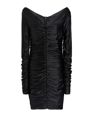Elisabetta Franchi Woman Mini Dress Black Size 12 Polyamide, Elastane