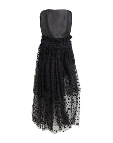 Salvo Martorana Woman Maxi Dress Black Size 8 Polyester