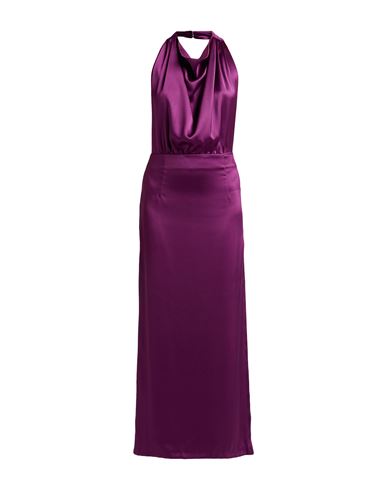 Actualee Woman Maxi Dress Plum Size 6 Polyester In Purple