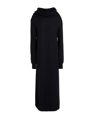 Kaos Day By Day Woman Midi Dress Black Size S Wool, Polyamide