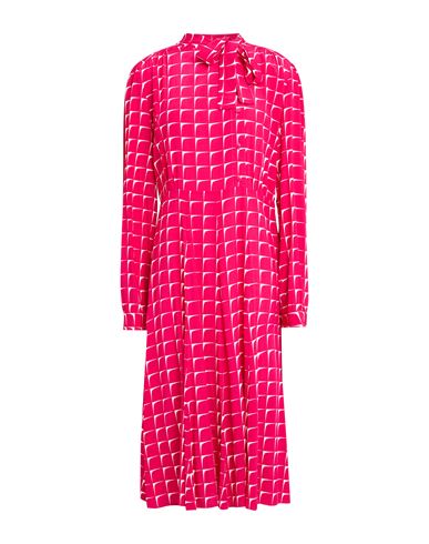 Vestido midi Mujer Fucsia S Mujer