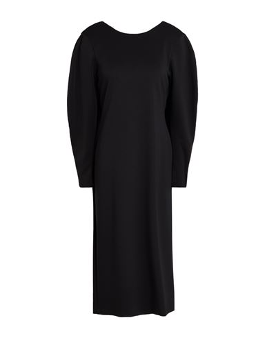 Meimeij Woman Midi Dress Black Size 4 Polyester, Elastane