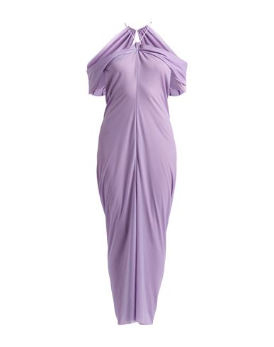 Jw Anderson Woman Maxi Dress Lilac Size 6 Polyester In Pink