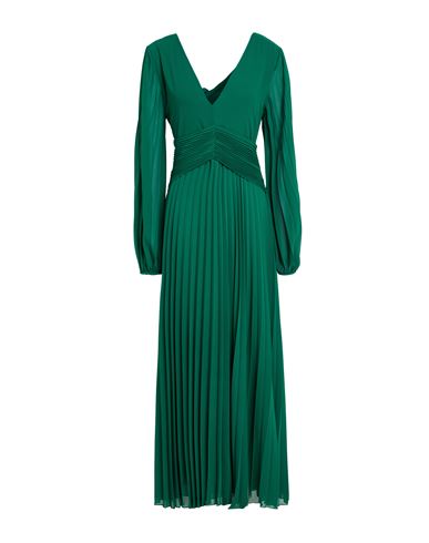 Souvenir Woman Maxi Dress Green Size M Polyester In Green