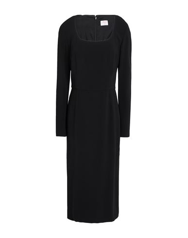 Alberto Biani Woman Midi Dress Black Size 12 Triacetate, Polyester