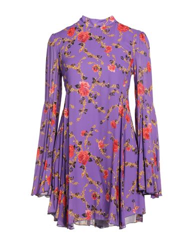 Aniye By Woman Mini Dress Purple Size 8 Viscose