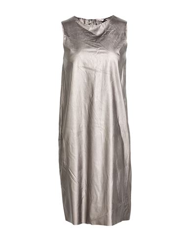Antonella Valsecchi Woman Mini Dress Grey Size S Polyester