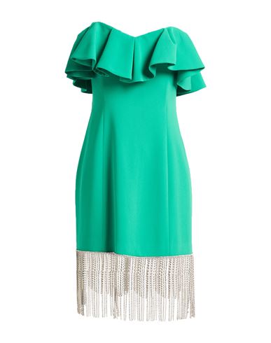 Forte Dei Marmi Couture Woman Mini Dress Green Size 6 Polyester