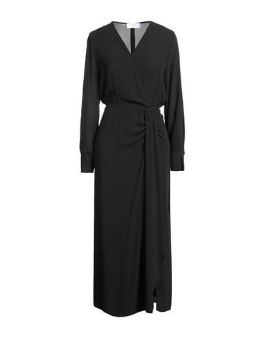 Woman Midi dress Black Size 8 Triacetate, Polyester