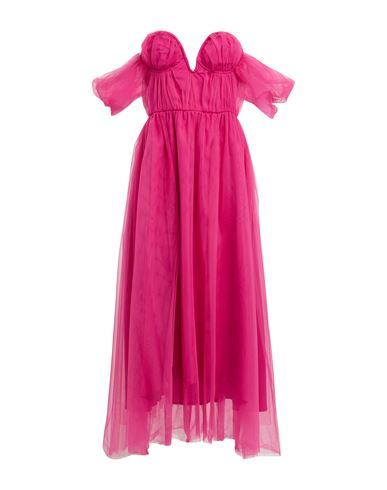 Simona Corsellini Woman Midi Dress Fuchsia Size 8 Polyamide