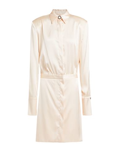 Silence Limited Woman Mini Dress Apricot Size M Polyester