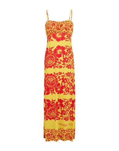 Beatrice B Beatrice .b Woman Maxi Dress Yellow Size 6 Polyester, Elastane