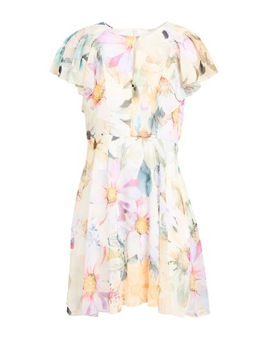 Rinascimento Woman Mini Dress Pastel Yellow Size M Polyester