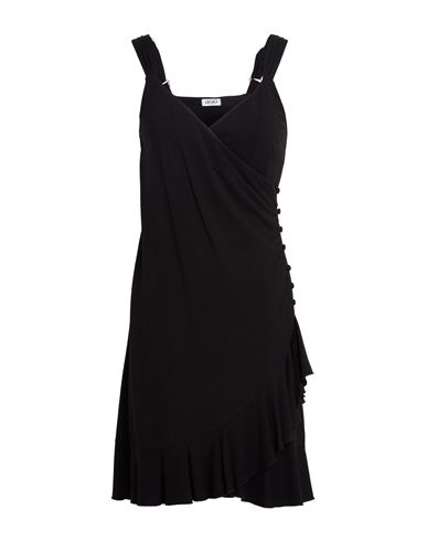 Liu •jo Woman Mini Dress Black Size S Viscose, Elastane