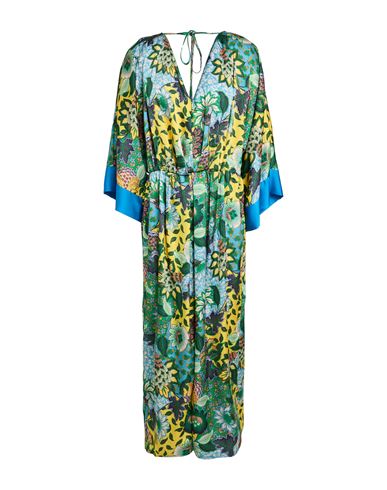 Simona Corsellini Woman Midi Dress Azure Size 12 Polyester