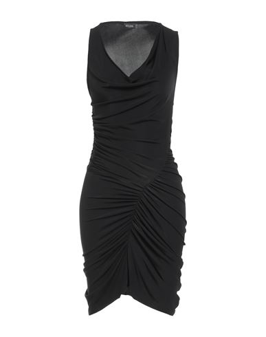 Atlein Woman Midi Dress Black Size 6 Viscose, Elastane
