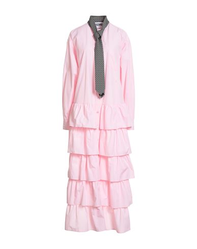 Moschino Couture Woman Maxi Dress Pink Size 8 Cotton In Pink