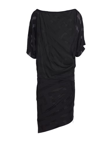 Vivienne Westwood Anglomania Woman Mini Dress Black Size S Viscose, Elastane