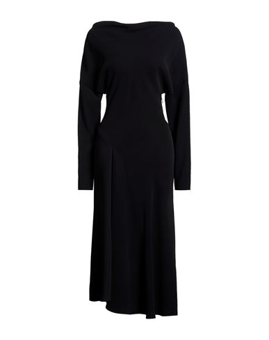 Vestido midi Mujer Negro S Mujer