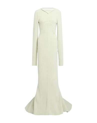 Rick Owens Woman Maxi Dress Light Green Size M Alpaca Wool, Polyamide, Wool, Elastane In Green