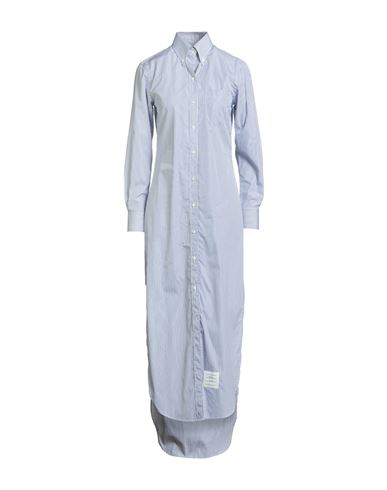 Thom Browne Woman Maxi Dress Blue Size 10 Cotton