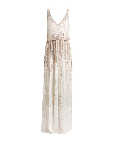 Elisabetta Franchi Woman Maxi Dress Ivory Size 4 Viscose In Neutral