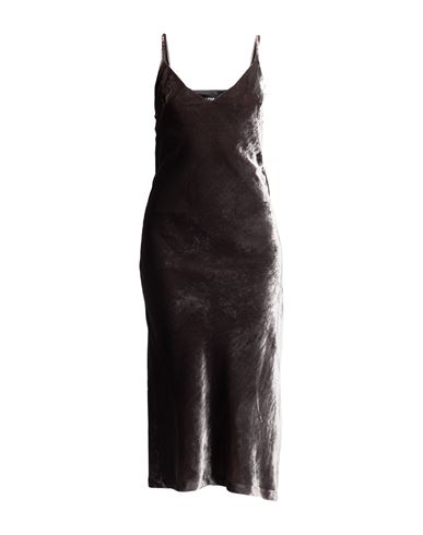 Alpha Studio Woman Maxi Dress Khaki Size 8 Polyester