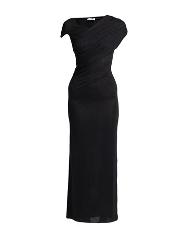 Les Filles D'eva Woman Maxi Dress Black Size 6 Viscose, Polyester, Elastane