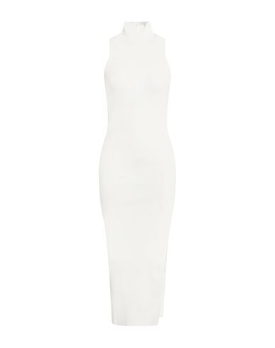 Vestido midi Mujer Blanco 42 Mujer