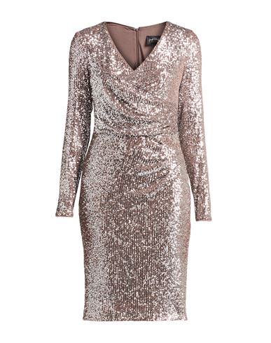 Joseph Ribkoff Woman Midi Dress Silver Size 14 Polyester, Elastane