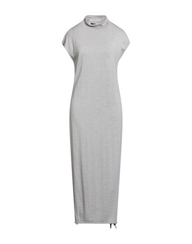 Alpha Studio Woman Maxi Dress Light Grey Size 10 Wool